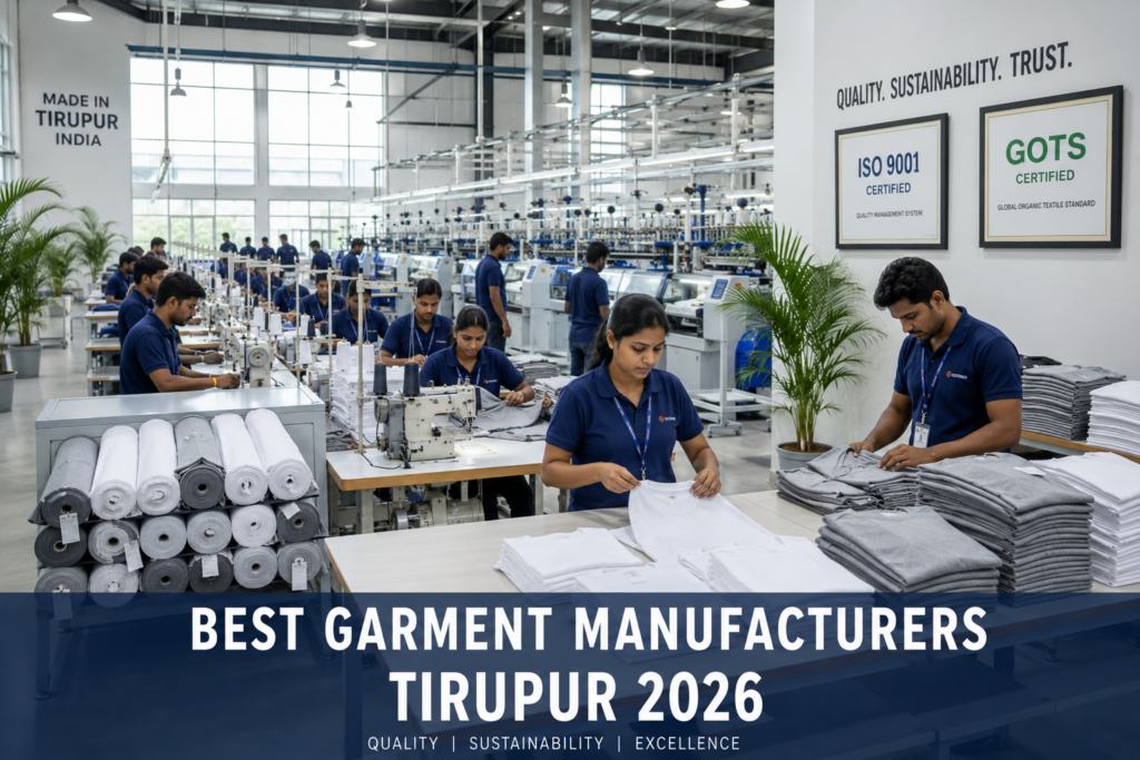 Best Garment Manufacturers in Tirupur, India: Complete Guide 2026