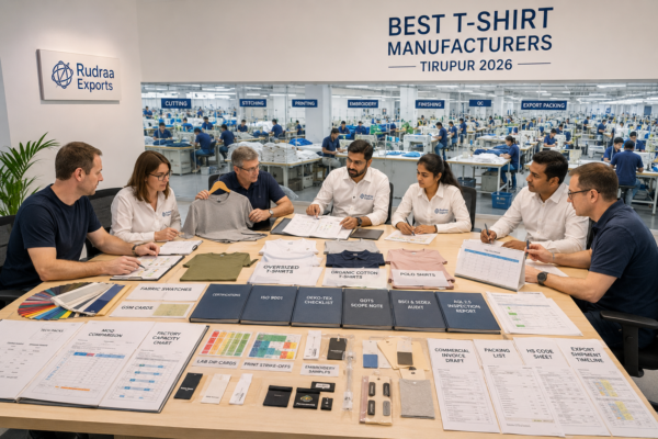 Best T-Shirt Manufacturers in Tirupur: 2026 Buyer Guide