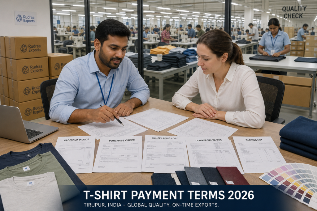 T-Shirt Manufacturer Payment Terms Guide for International Buyers in 2026