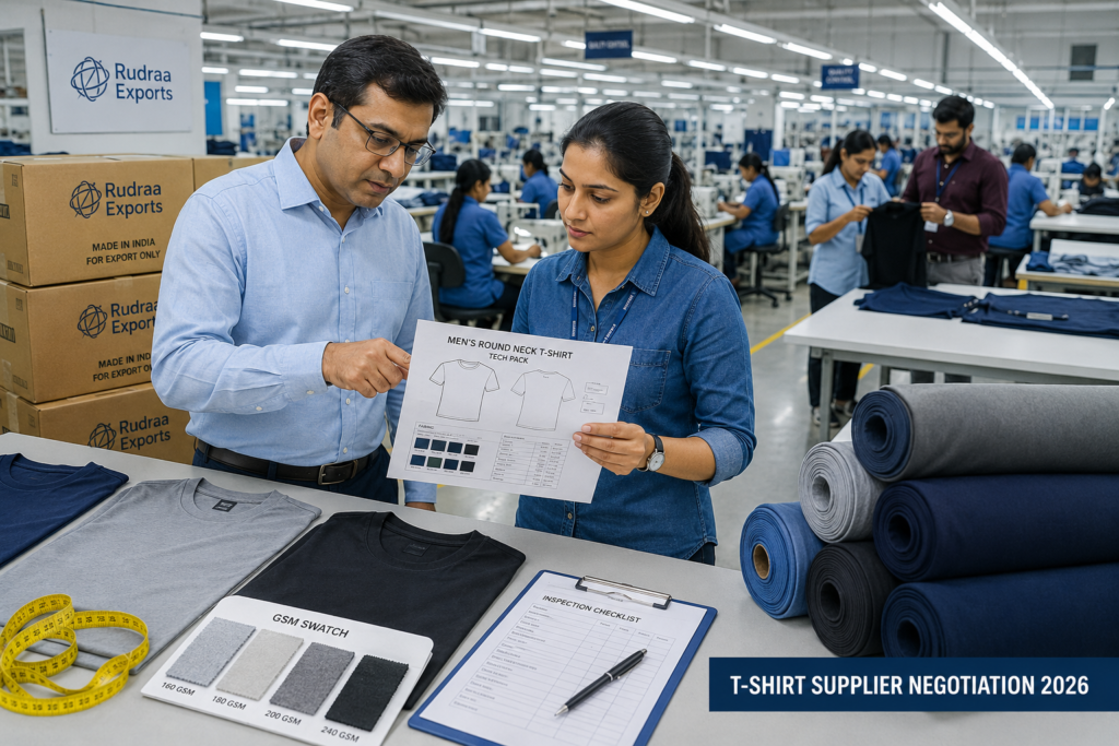How to Negotiate with a Tirupur T-Shirt Supplier in 2026