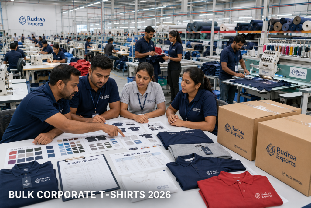 Why Tirupur Delivers for Bulk Corporate T-Shirt Programs in 2026