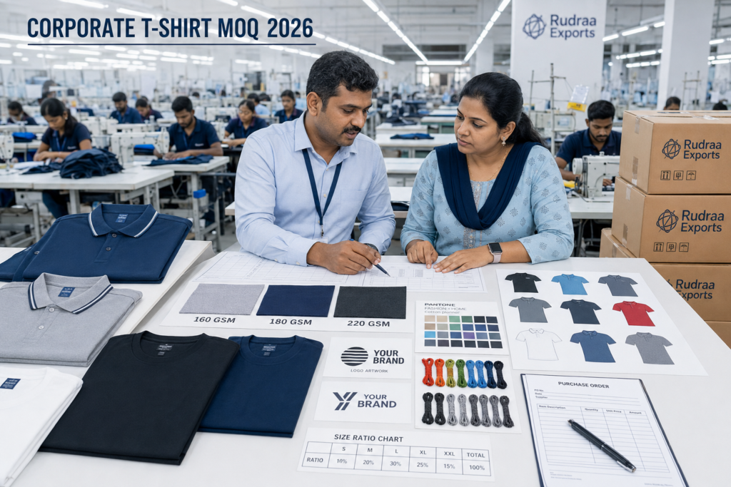 What Is the MOQ for Corporate T-Shirts from Tirupur Manufacturers in 2026?