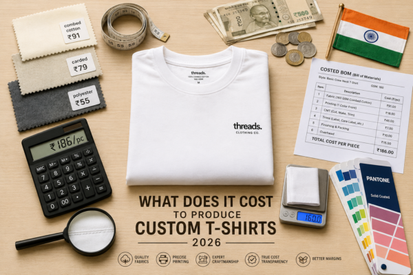 What Does It Actually Cost to Produce Custom T-Shirts in 2026? Factory-Direct Cost Breakdown