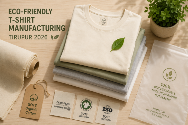 Eco-Friendly Custom T-Shirt Manufacturing in Tirupur, India (2026 Guide)