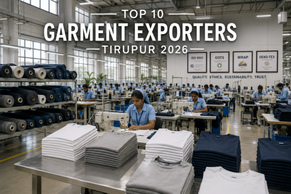 Top 10 Garment Exporters in Tirupur 2026: Quality, Capacity & Compliance Compared