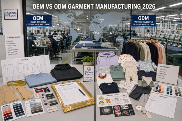 OEM vs ODM Garment Manufacturing: A Decision Framework for Apparel Brands Sourcing from India