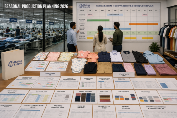 Seasonal Production Planning for Apparel Brands: How to Book Factory Capacity in India