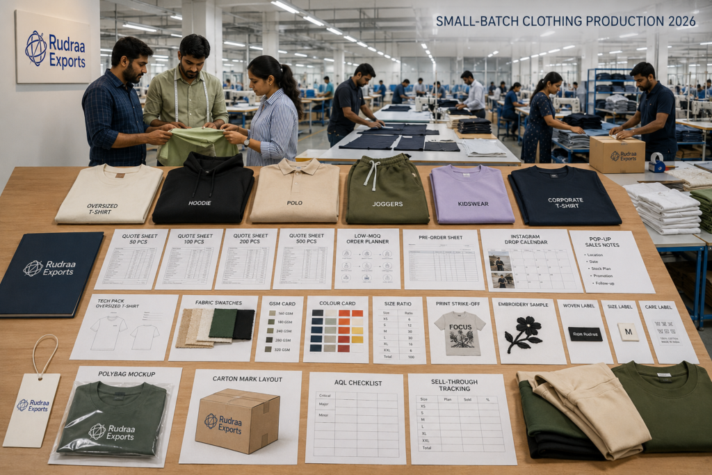 How to Launch Your Clothing Brand with Small-Batch Production: 50–200 Unit Guide