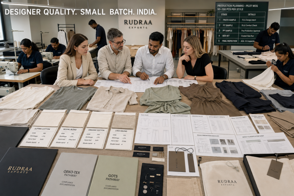 Designer Clothing Manufacturer in India for Polish Brands: Premium Private Label Guide