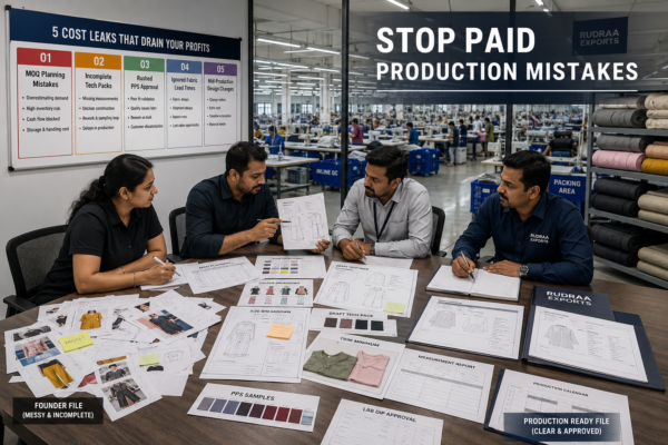 Where Clothing Brand Founders Waste the Most Money: A Factory-Side Guide