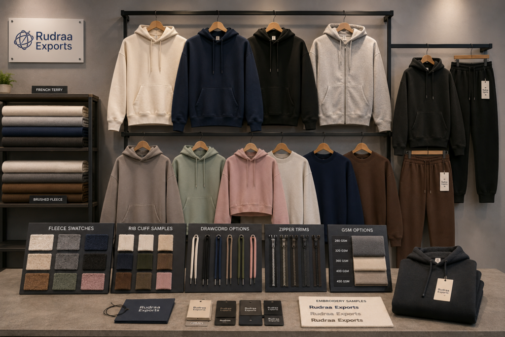Hoodie Manufacturer in India: Why Source from Tirupur and When a Direct Factory Makes Sense