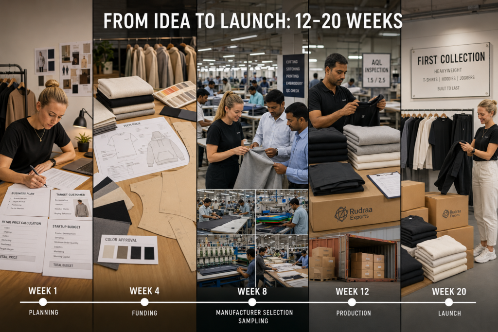 How to Start a Clothing Brand in Australia: The Correct Order and Realistic Timeline