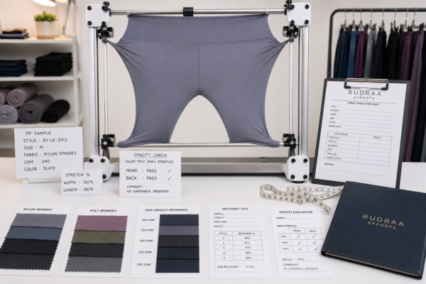 Leggings Manufacturing in India: Fabric, GSM, MOQ and Private Label Guide