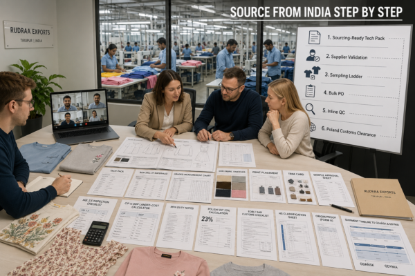 How Polish Fashion Brands Source Garments from India: Step-by-Step Procurement Guide