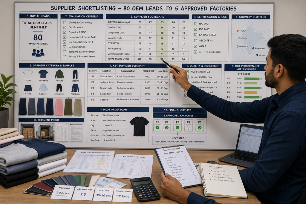 How to Find Reliable OEM Clothing Manufacturers: A Buyer’s Vetting Guide