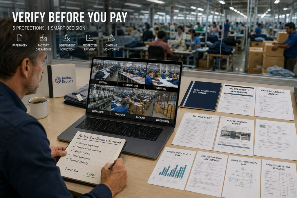 How to Verify a Brand-New Overseas Garment Manufacturer Before Paying a Deposit