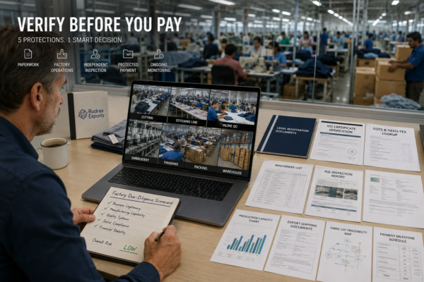 How to Verify a Brand-New Overseas Garment Manufacturer Before Paying a Deposit