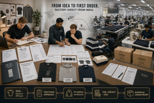 How to Start a Clothing Brand in Australia: From Idea to First Order