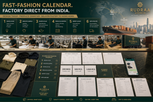 Source Garments from India for Hong Kong Fashion Brands: A Six-Step Roadmap