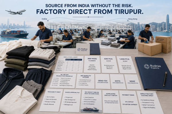 Clothing Manufacturer for Hong Kong Brands: Source from India Without the Risk
