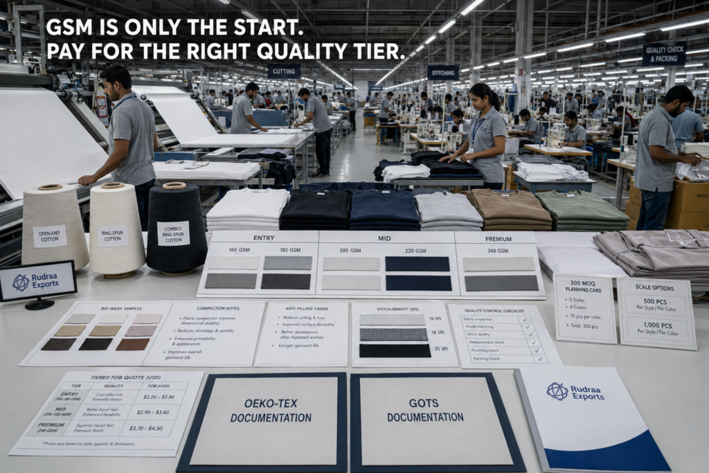 Indian Garment Manufacturing Quality Tiers: What You’re Actually Paying For
