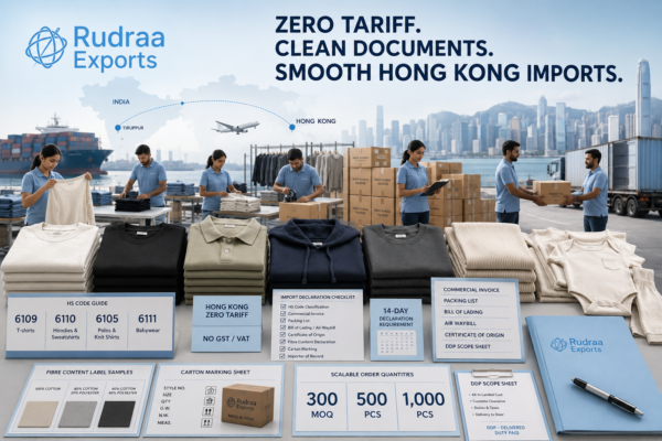 How to Import Garments from India to Hong Kong: Customs, HS Codes and Zero-Tariff Guide