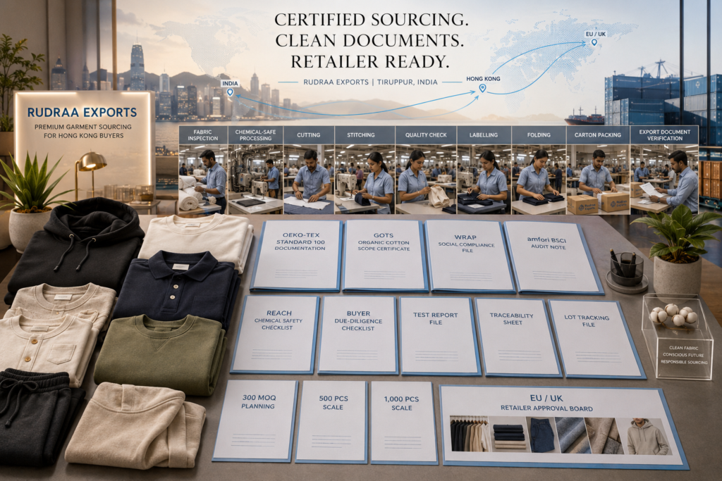 OEKO-TEX and GOTS Certified Garment Manufacturers in India: What Hong Kong Buyers Need to Know