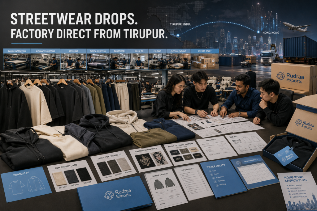 How Hong Kong Streetwear Brands Are Sourcing from Tirupur in 2026