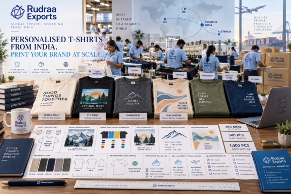 Personalised T-Shirt Design from India: How to Print Your Own Text, Logo or Artwork in Bulk